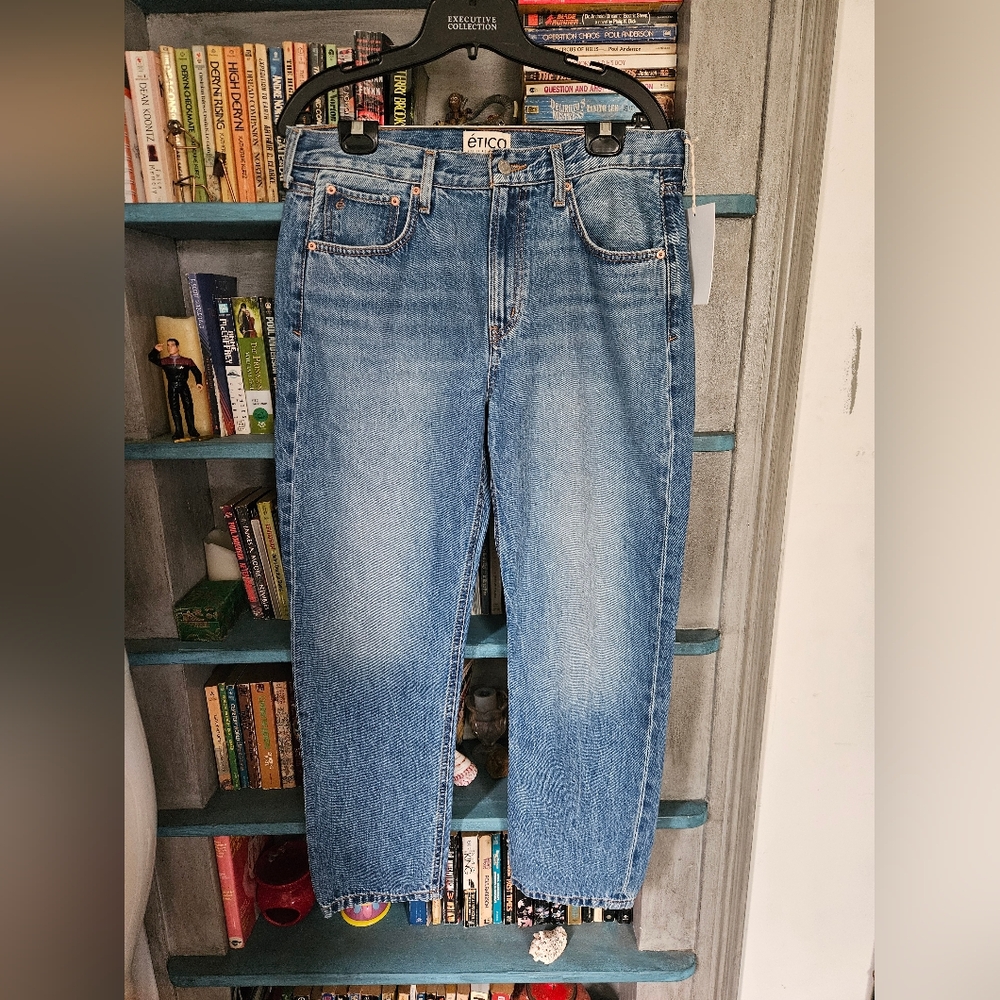 NWT Ética Marlowe Slim Boyfriend Demin Size 29 Organic Cotton